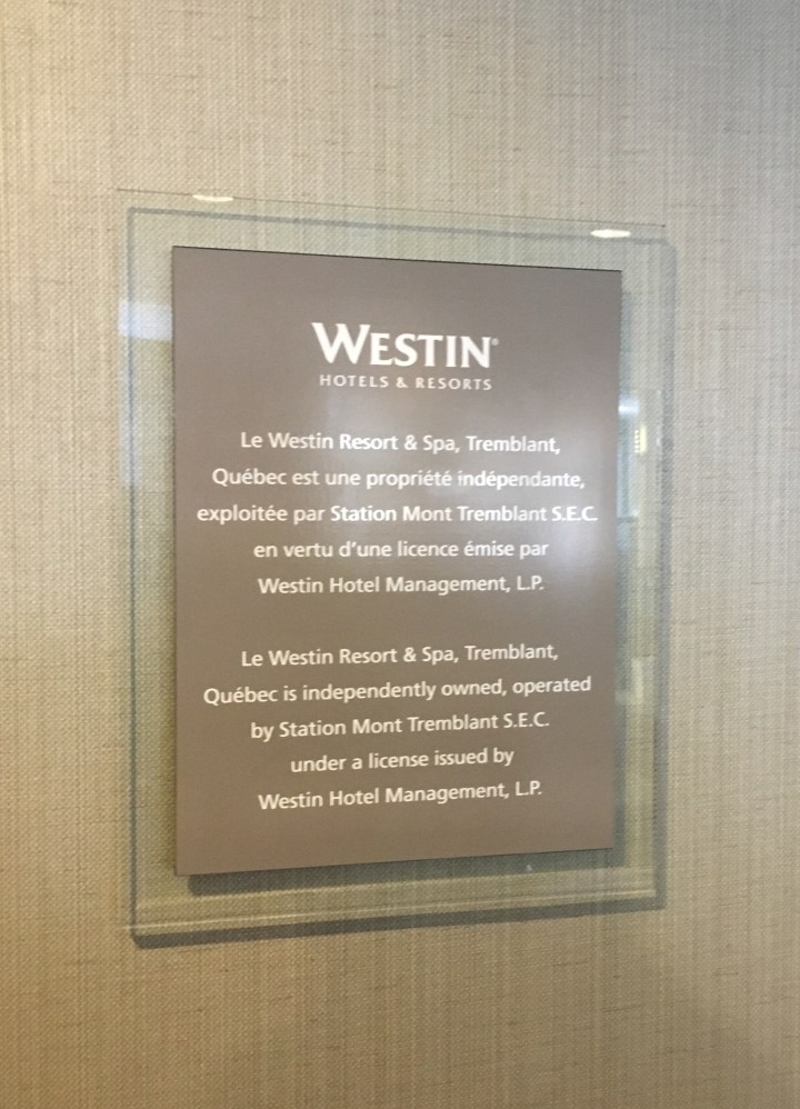 Plaque Westin